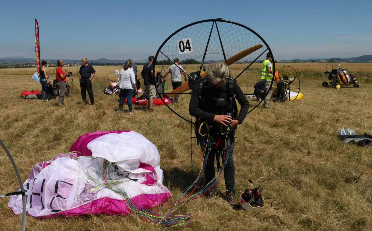 Paramotor preparation